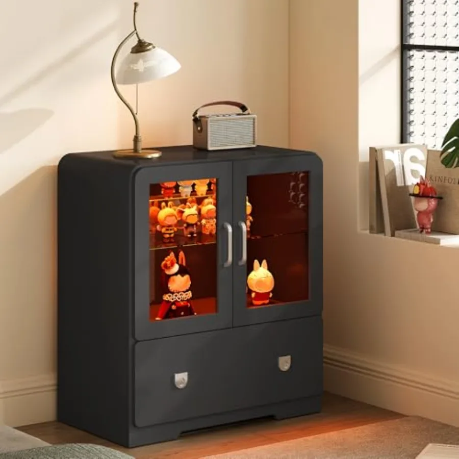 Storage & Organization - Mobile espositivo per soggiorno con ante