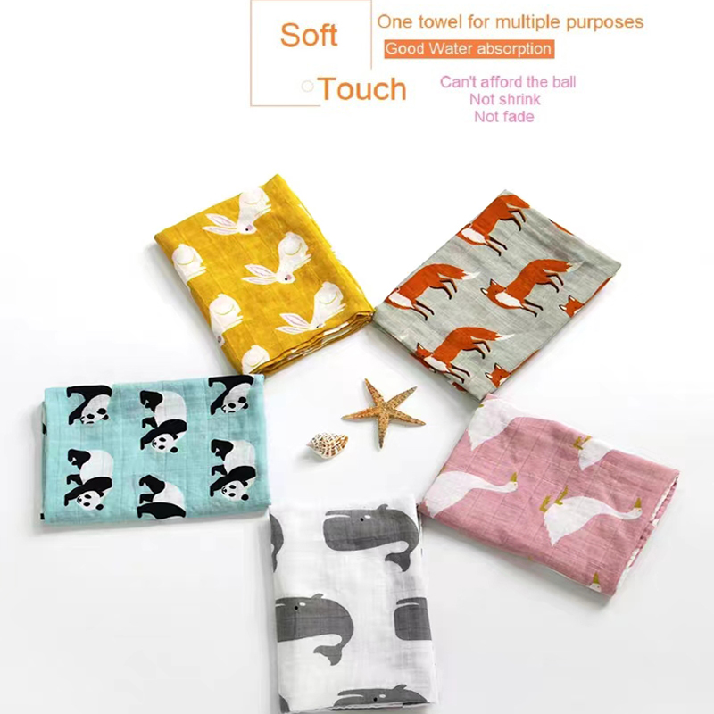 Muslin Cotton Bedspread - Coperte per neonati asciugamano da bagno