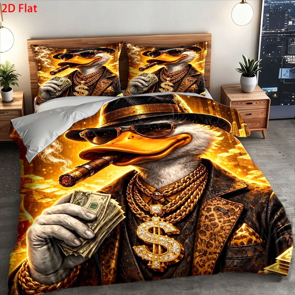Duvet Cover Sets With Zipper - Set di copripiumino a tema «Anatra
