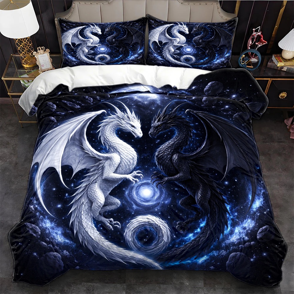 Duvet Cover Sets With Zipper - Set di copripiumino con motivo di