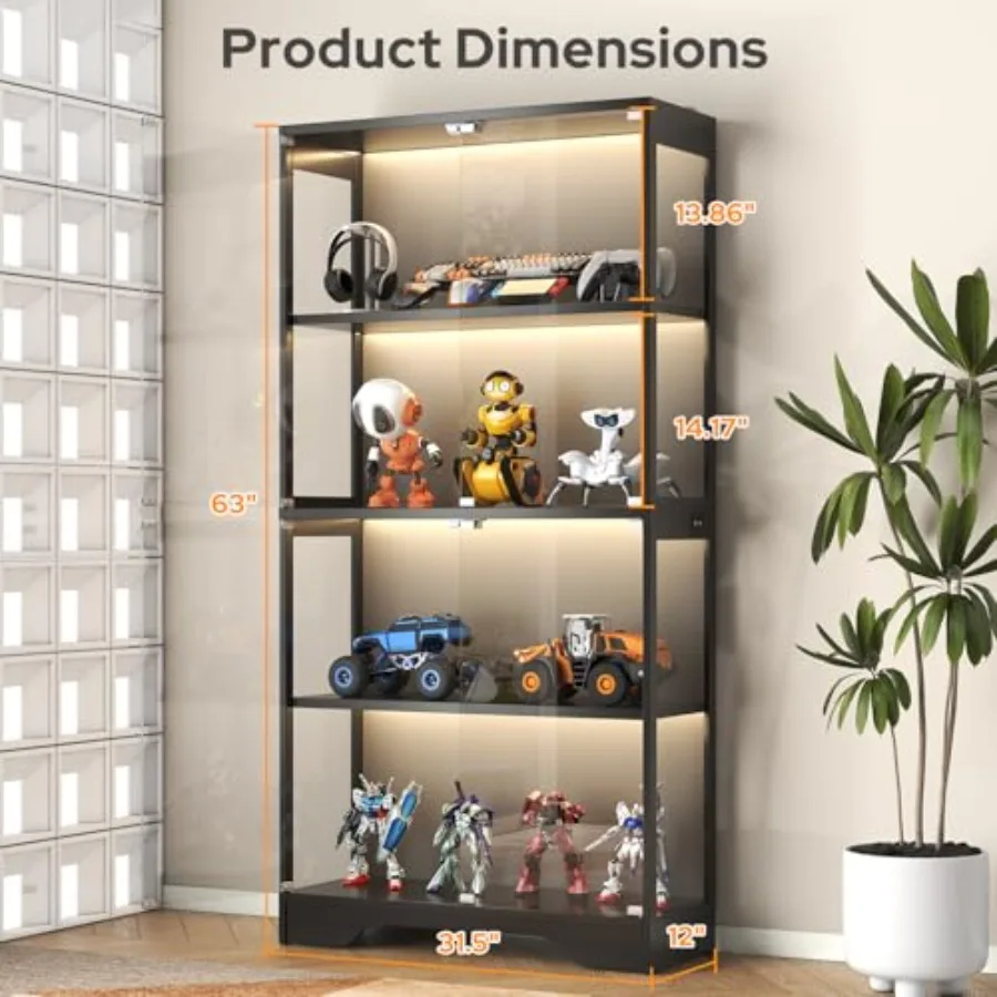 Vetrina con ante in vetro per  - Lighting recensione e prezzo