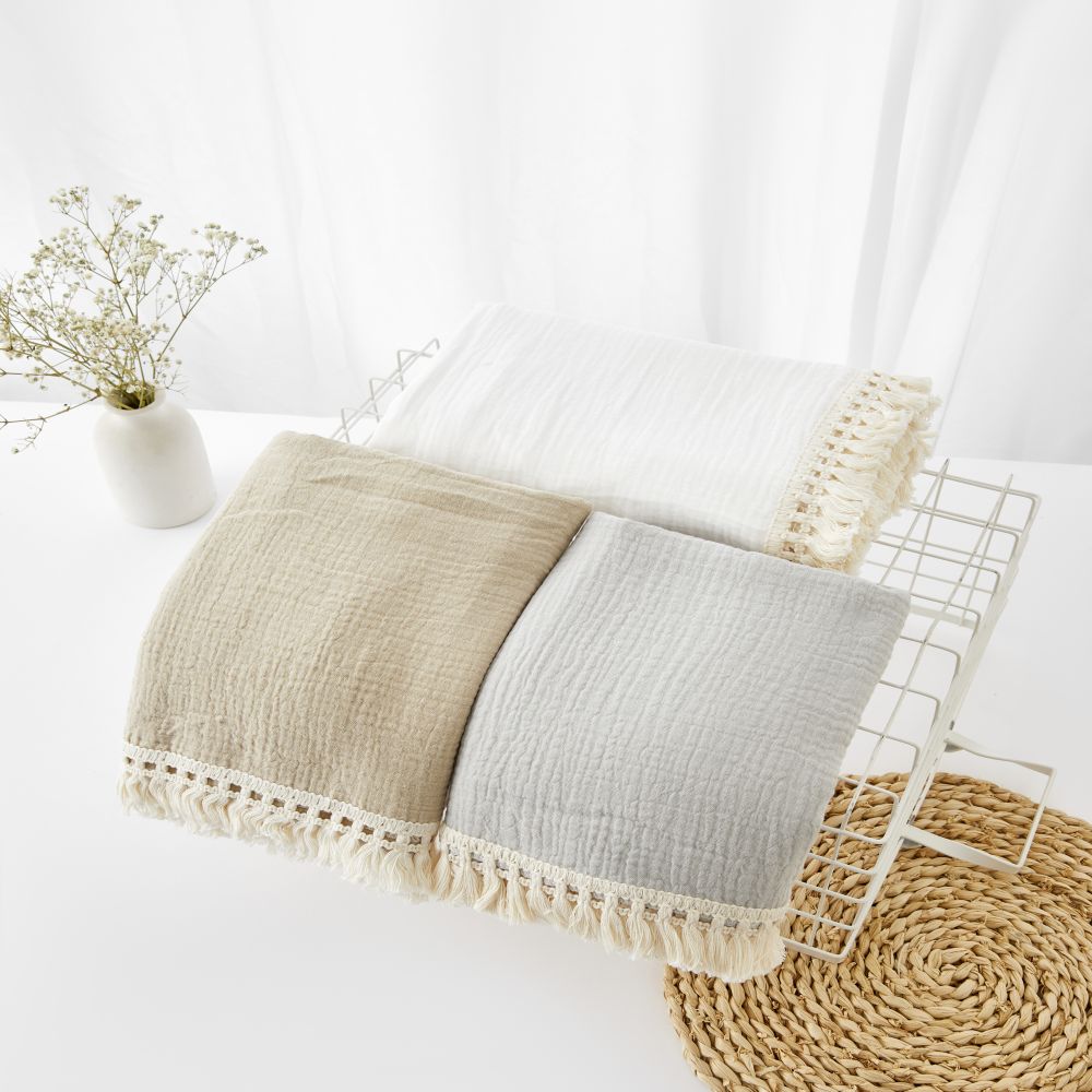 Coperte per fasciatoio in muss - Muslin Cotton Bedspread recensione e prezzo