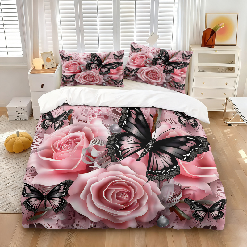 Set Copripiumino con Stampa di - Aesthetic Floral Duvet Cover recensione e prezzo