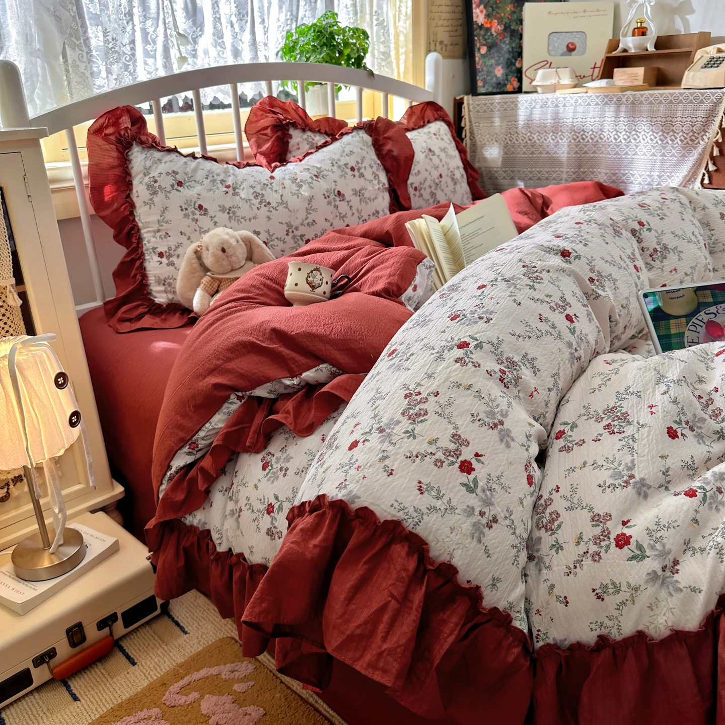 Set di Biancheria da Letto in  - Aesthetic Floral Duvet Cover recensione e prezzo