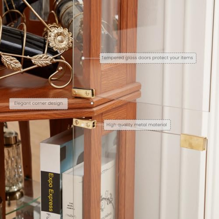 Vetrina angolare per soggiorno - Storage & Organization recensione e prezzo